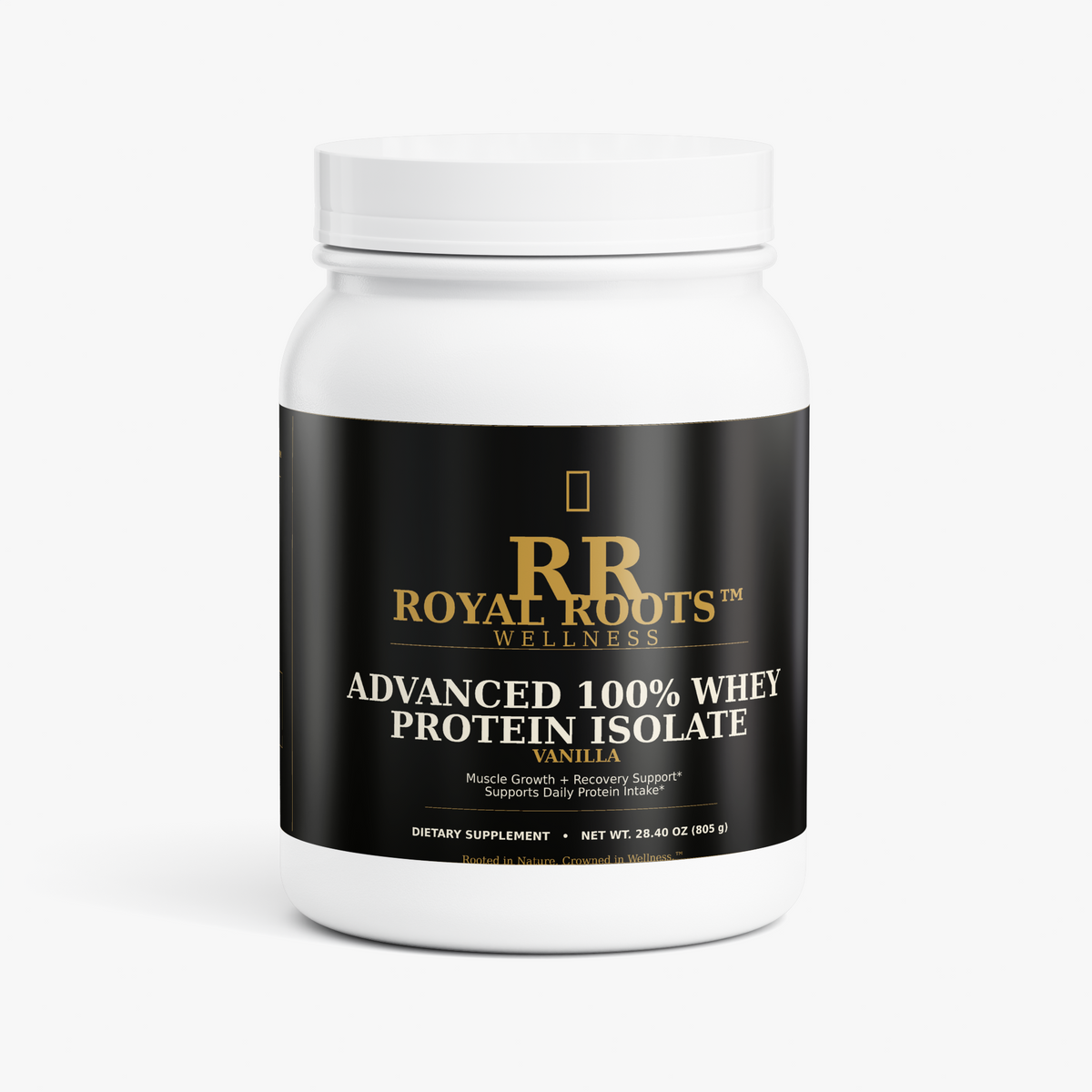 ⛽️ROYAL ROOTS™ ROYAL FUEL™ 100% WHEY PROTEIN ISOLATE — VANILLA ROYAL ROOTS™ ROYAL FUEL™ 100% WHEY PROTEIN ISOLATE — VANILLA