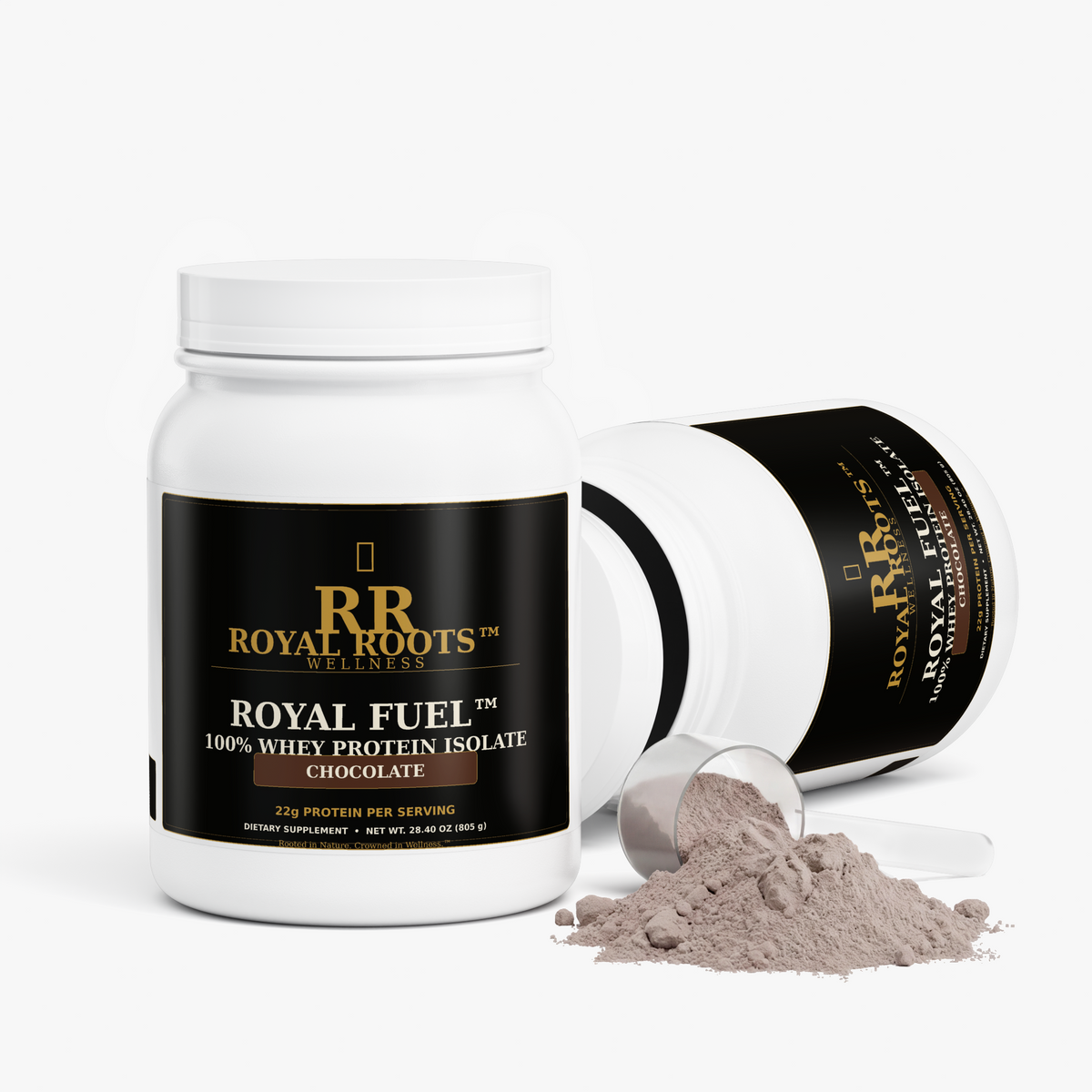⛽️Royal Roots™ Royal Fuel™ 100% Whey Protein Isolate — Chocolate