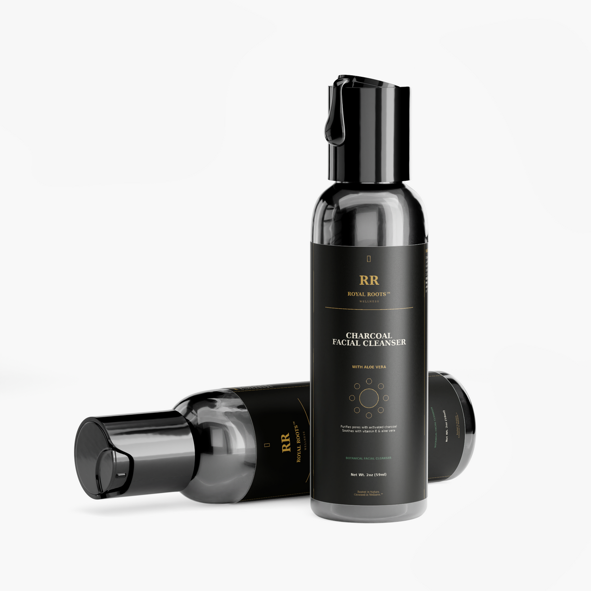 Ro🖤 Royal Roots™ Crowned Charcoal™ Facial Cleanser