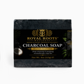 🖤 Royal Roots™ Activated Charcoal Handcrafted Soap — Deep Cleansing & Purifying Peppermint + Tea Tree Aromatherapy Bar — 4 oz  Deep Cleansing • Purifying • Refreshing • Aromatherapy