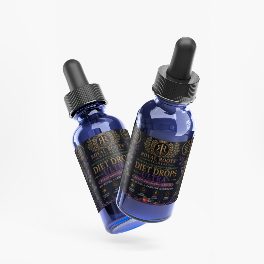 👑 Royal Roots™ Diet Drops Ultra — Metabolism, Energy & Weight Management Support — 1 fl oz (30 mL)