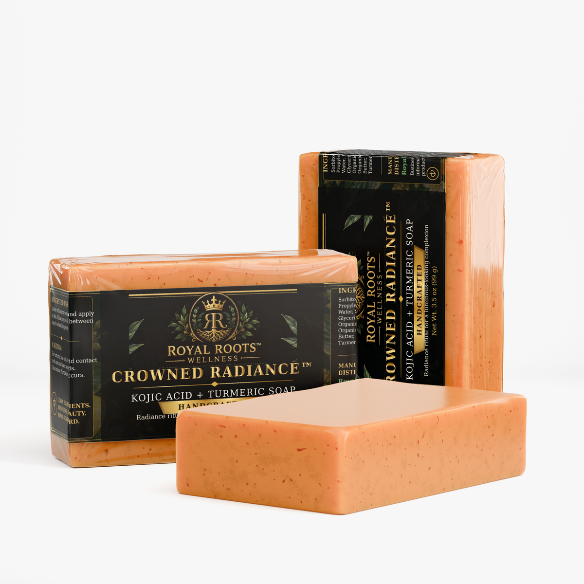 ✨Crowned Radiance™ Kojic Acid + Turmeric Complexion Bar