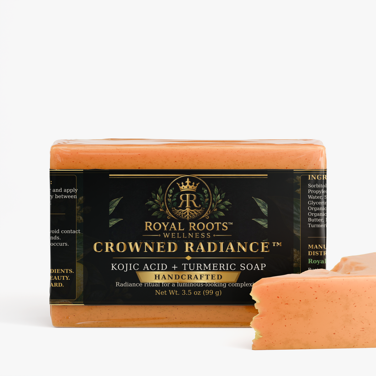 ✨Crowned Radiance™ Kojic Acid + Turmeric Complexion Bar