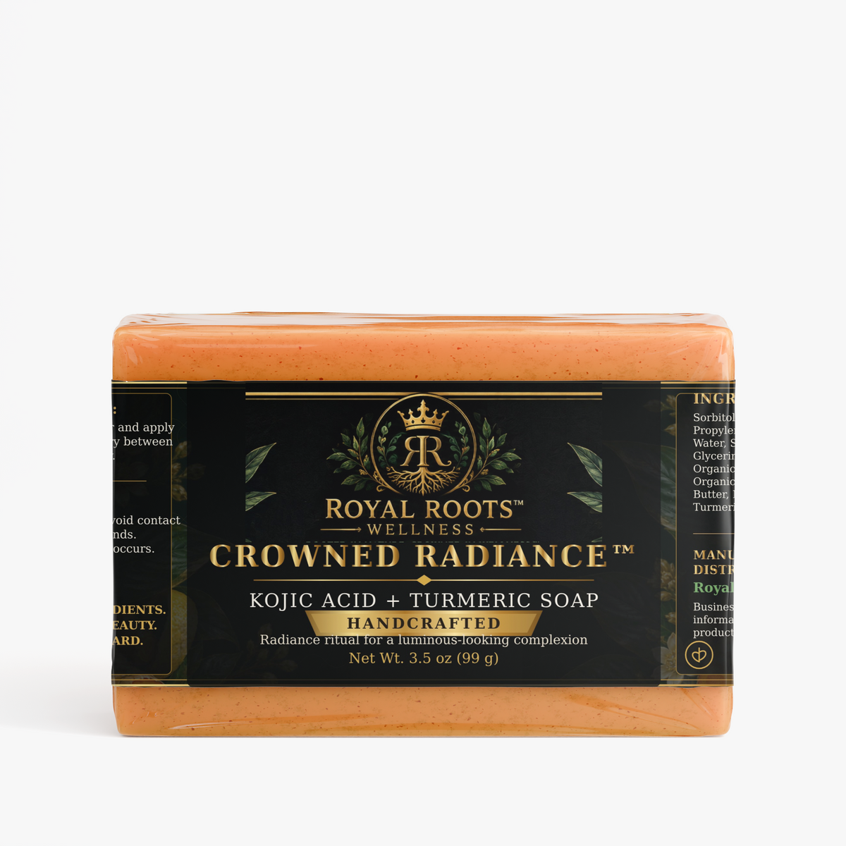 ✨Crowned Radiance™ Kojic Acid + Turmeric Complexion Bar